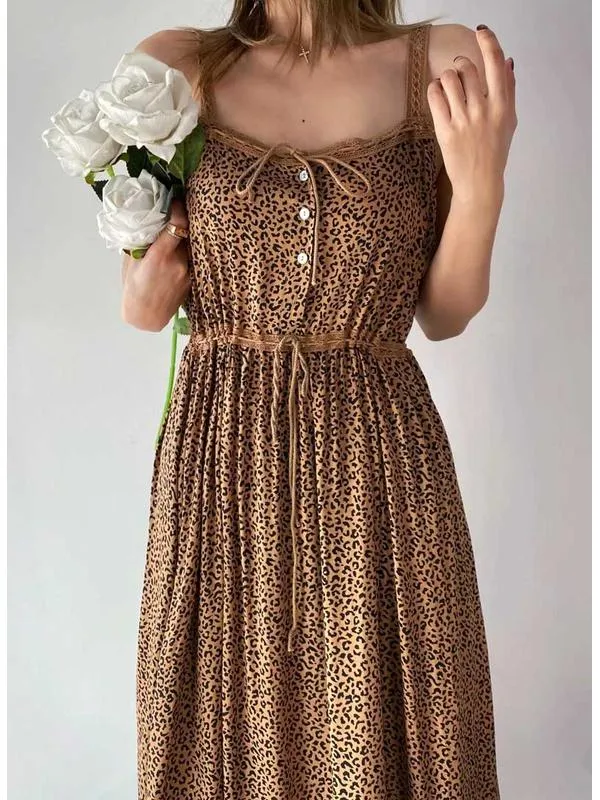Boho Midi Kleid  Panorah