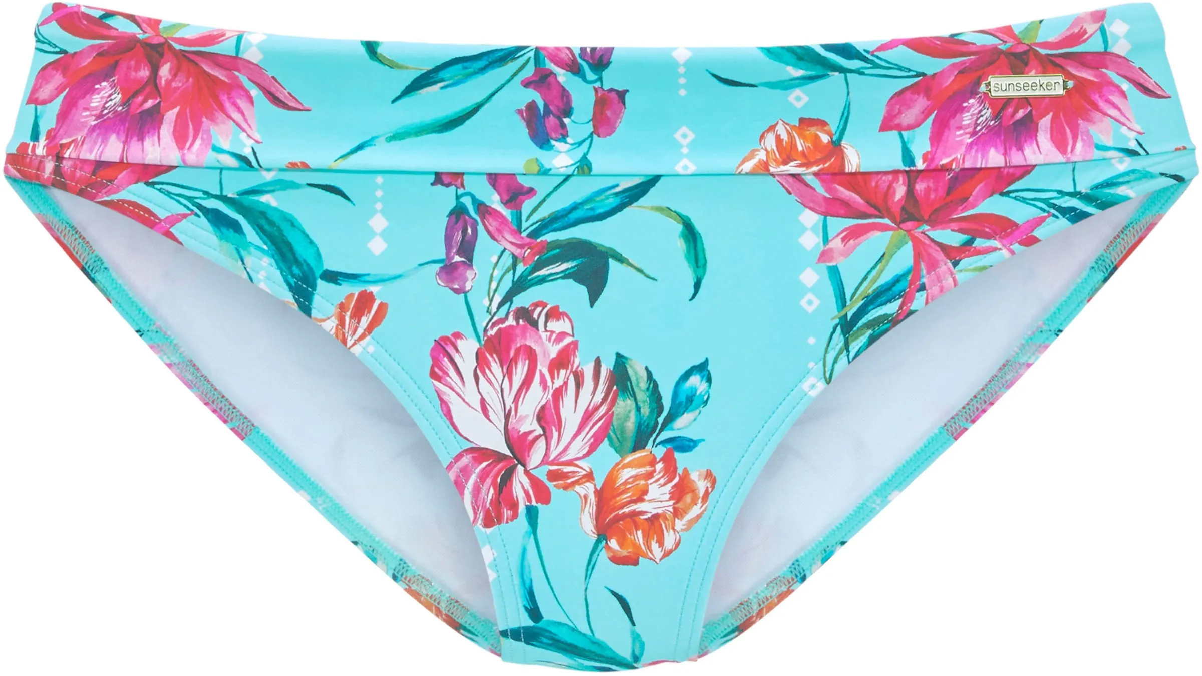 Sunseeker Bikini-Hose in hellblau-bedruckt